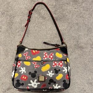 Dooney & Bourke Disney Gray and Red Shoulder Bag